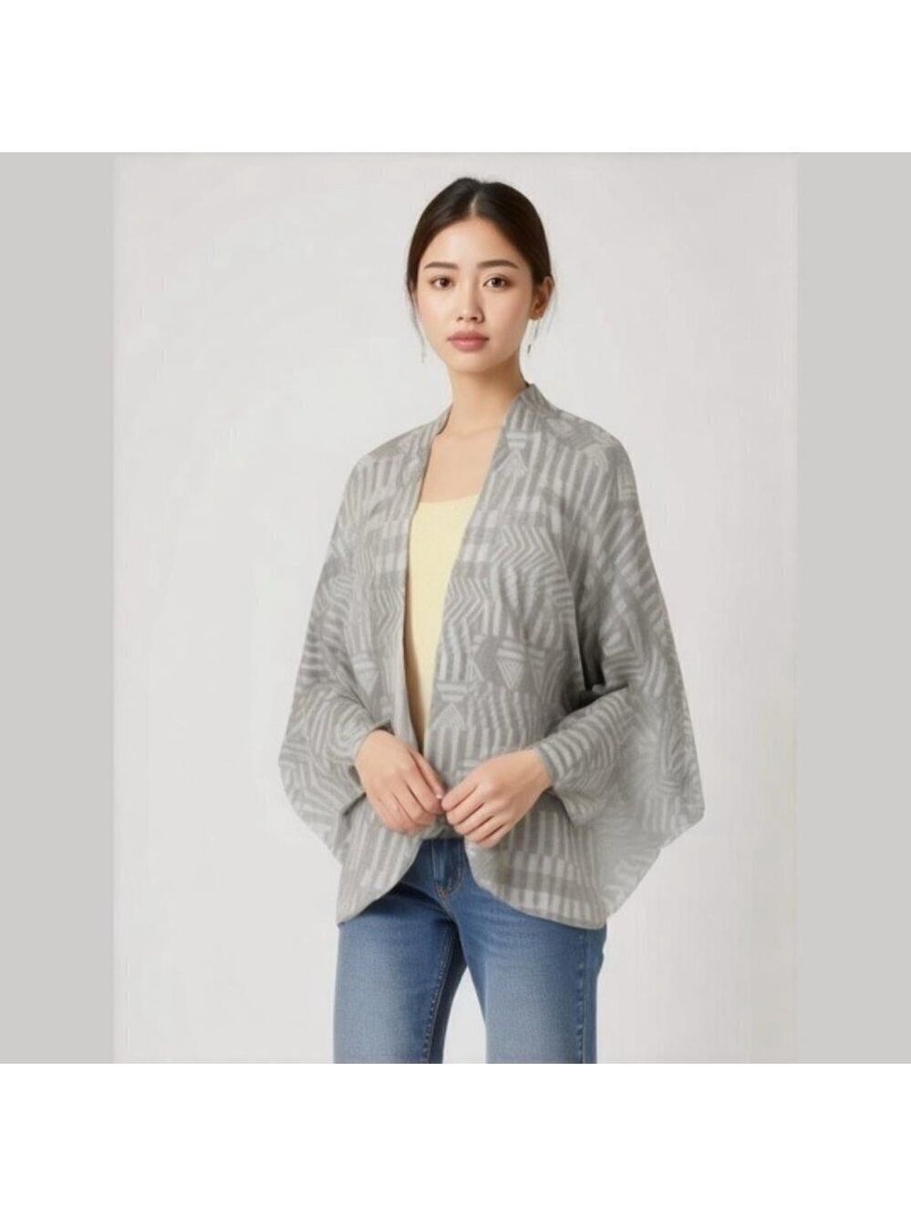 Peck and Peck Collection Kimono Sleeve Cardigan Small Medium